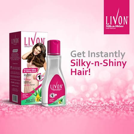 Livon Hair Serum with Argan Oil & Vitamin E for Women & Men, For Frizz Free, Smooth & Glossy Hair, Moisturizes & Detangles Hair, All Hair Types, 100 ml