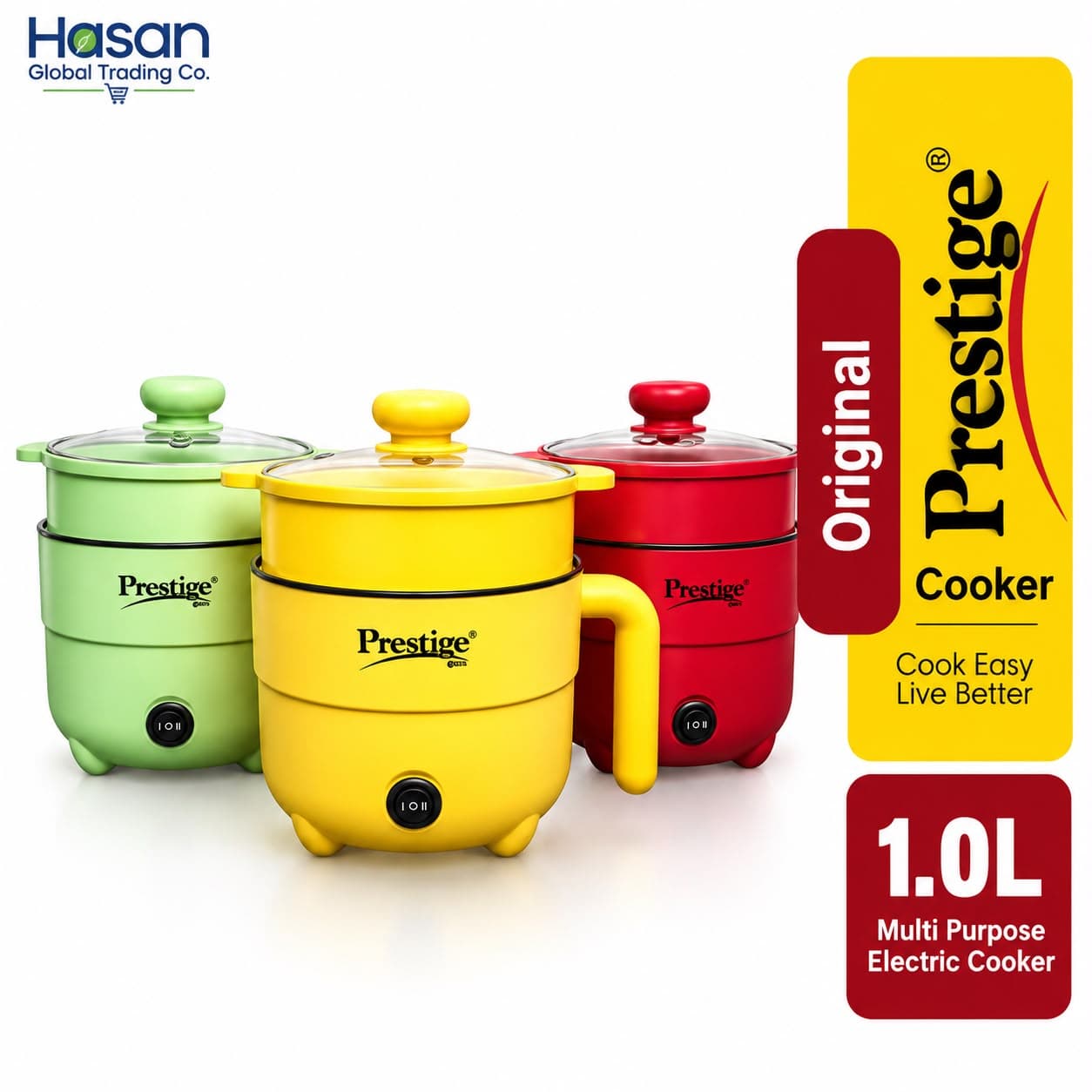 Prestige Multi Purpose Electric Cooker – 1.0L
